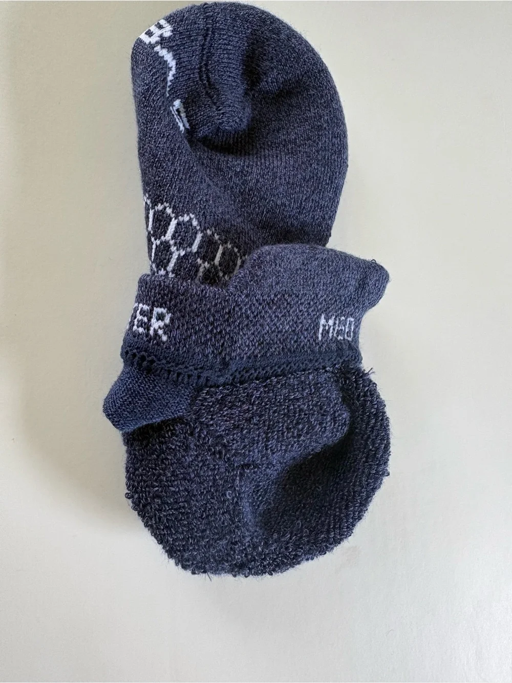 Bombas 8 Pack Navy Cushioned Ankle Socks Size M